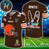 Dallas Cowboys NFL x Bad Bunny Super Bowl LX With Benito 94 Name And Number Football Jersey