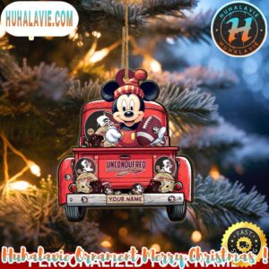 Florida State Seminoles NCAA x Mickey Mouse 2025 Ornament Personalized Your Name Sport Home Decor