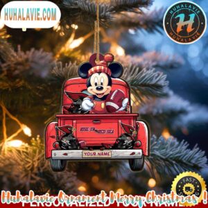 Mickey Mouse x Arizona Cardinals 2025 NCAA Ornament Personalized Your Name Sport Home Decor