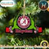 NCAA Alabama Crimson Tide x Mickey Mouse Christmas Ornament Custom Your Name And Number