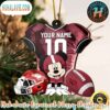 NCAA Arkansas Razorbacks Mickey Mouse Christmas Ornament