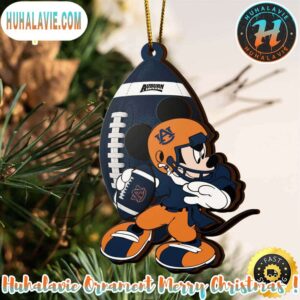 NCAA Auburn Tigers Mickey Mouse Christmas Ornament