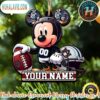 NCAA Boise State Broncos And Mickey Mouse 2025 Ornament Personalized Your Name