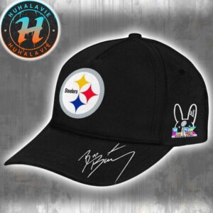Pittsburgh Steelers NFL x Bad Bunny Super Bowl LX 2025-2026 Black Snapback Hat Classic Cap